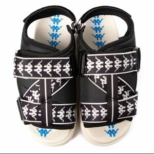 Kappa 222 Banda Mitel 2 Sandals in Black Size 4